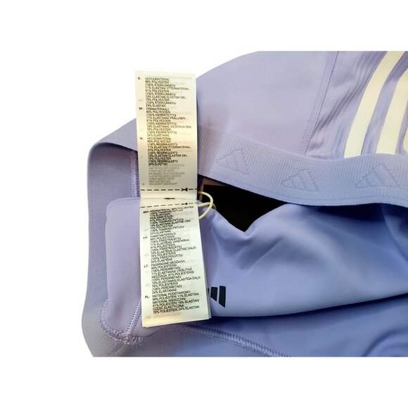 Adidas Womens Lavender Sports Bra L Tight Fit With Adjustable Straps & Stylish W - Picture 8 of 11